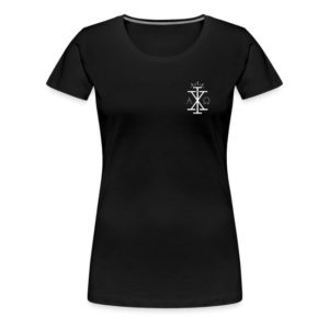 T-Shirt Premium Femme noir
